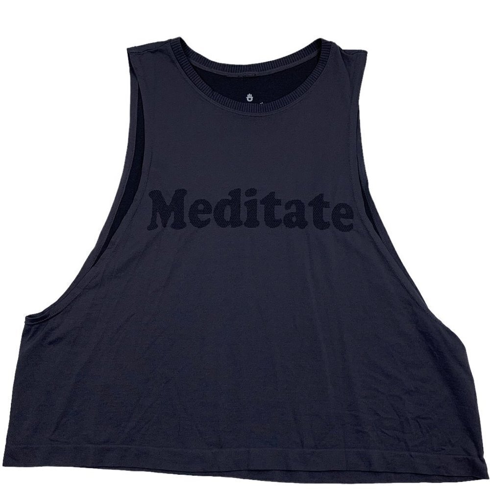 Spiritual Gangster Supernova "Meditate" Muscle/Tank Top Women's Size XS/S